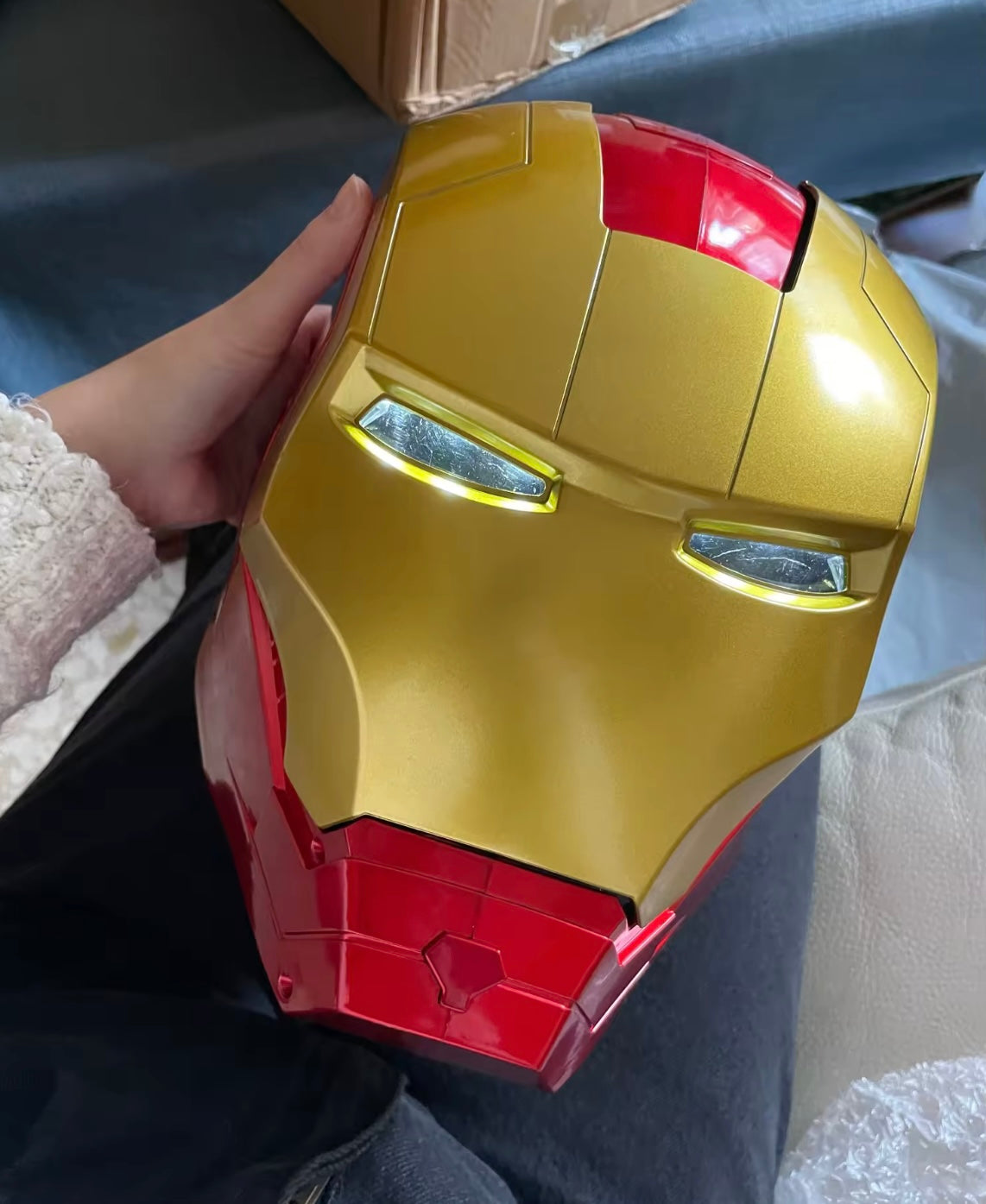 Masque IronMan De Collection À Led Lumineuses