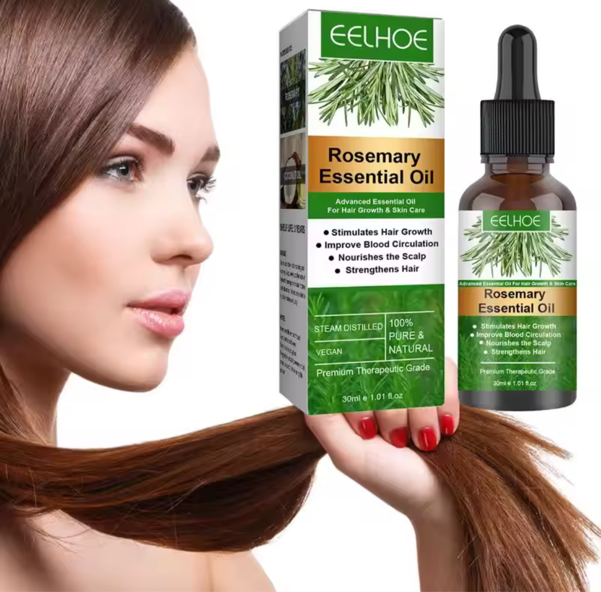 Rosemary And Coconut Oil, Accelerates Hair Growth.